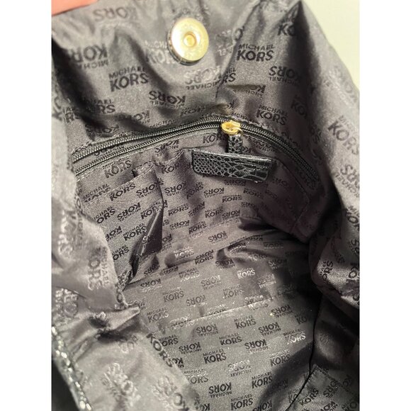 Large Black‎ Michael Kors Bag With  Straps, Buckles & many pockets - Picture 14 of 16